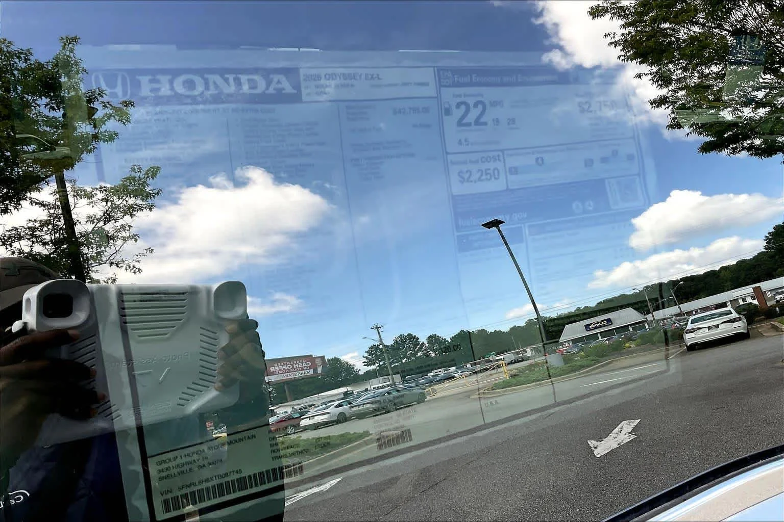 New 2026 Solar Silver Metallic Honda EX-L image 20