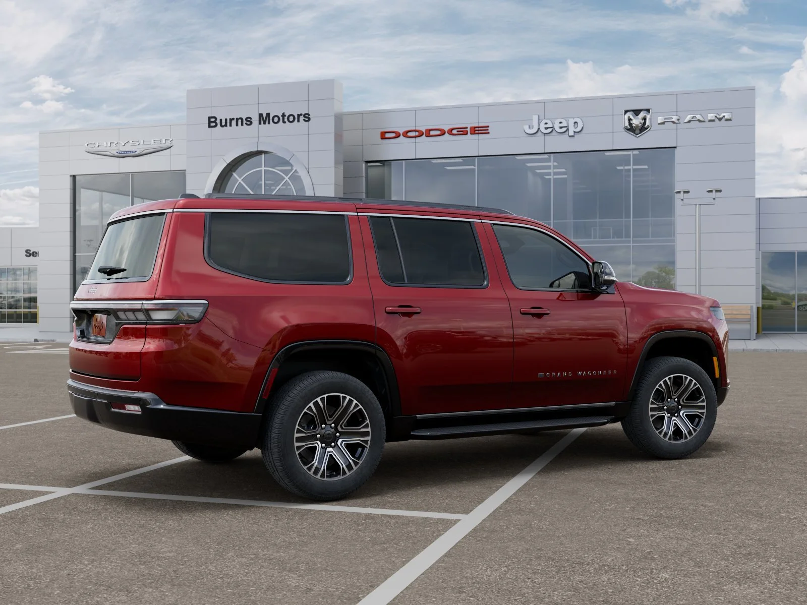 New 2026 Velvet Red Pearl-Coat Exterior Paint Jeep 4x2 image 4