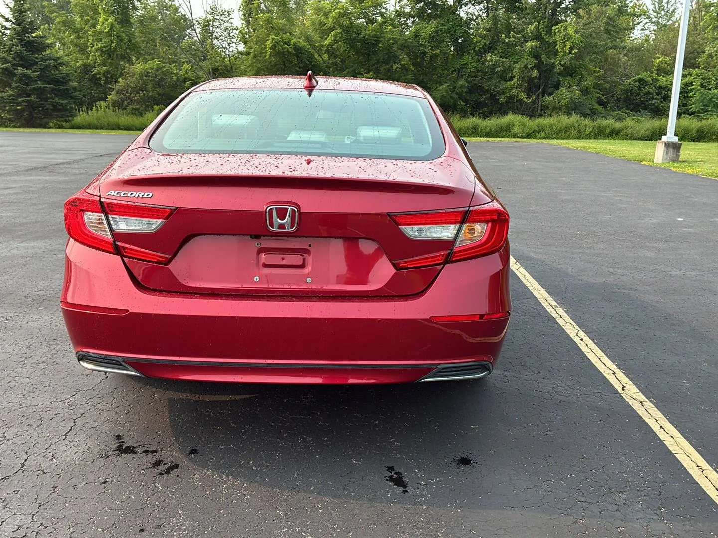 Used 2018 Radiant Red Metallic Honda EX 1.5T image 18