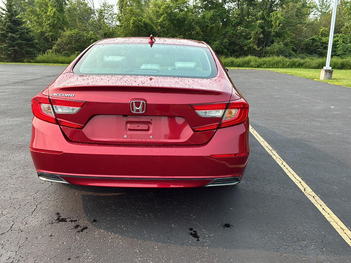 Used 2018 Radiant Red Metallic Honda EX 1.5T image 18