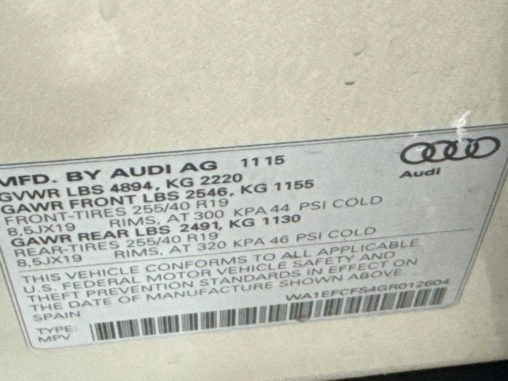 Used 2016 Silver Audi 2.0T Premium Plus image 42
