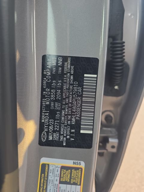 Used 2023 Silver Hyundai SE image 23