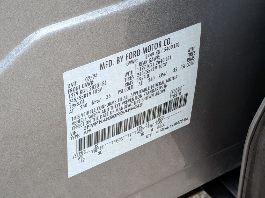 Used 2024 Silver Ford Titanium image 33