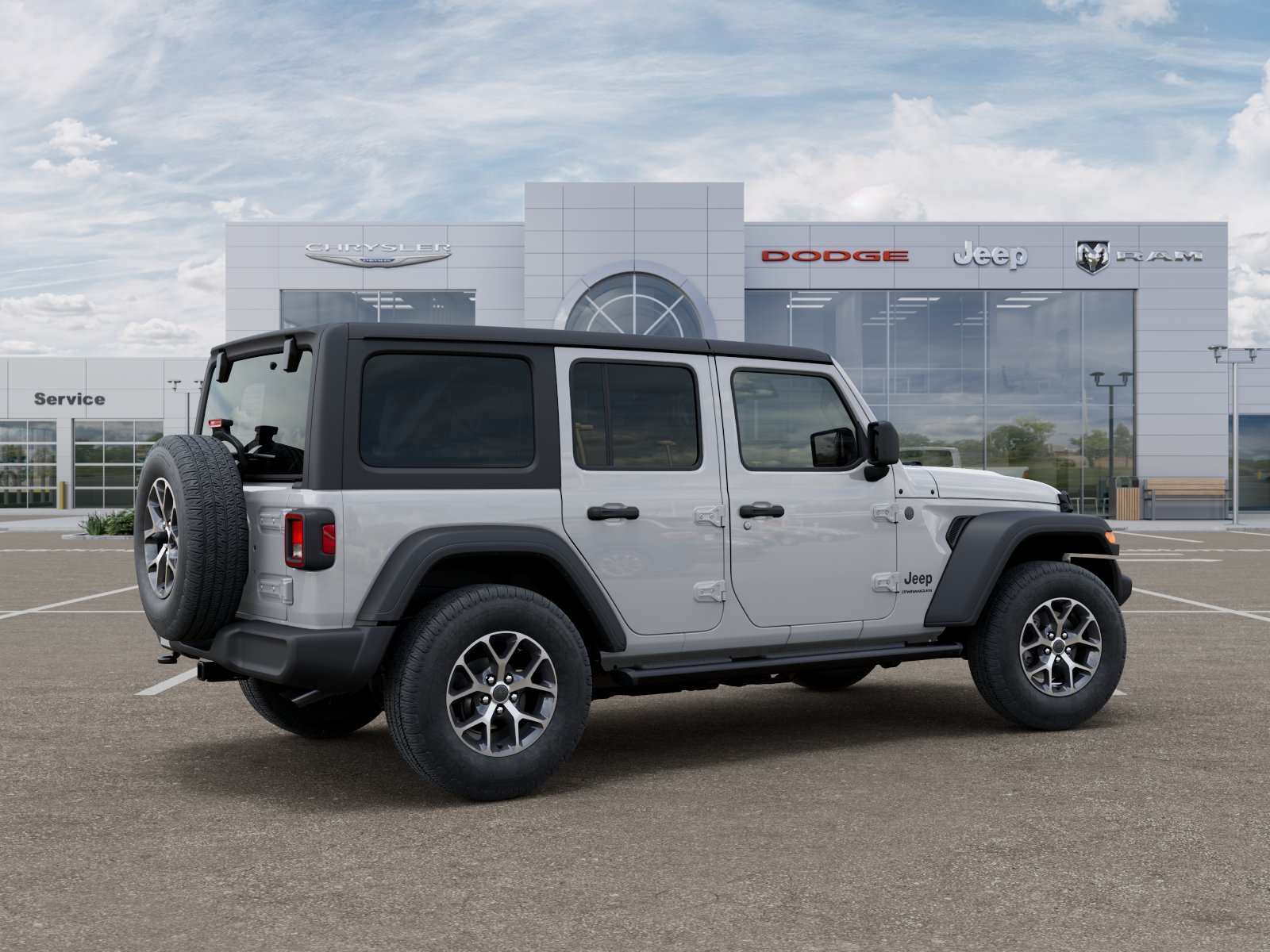 New 2025 Bright White Clearcoat Jeep Sport S image 26