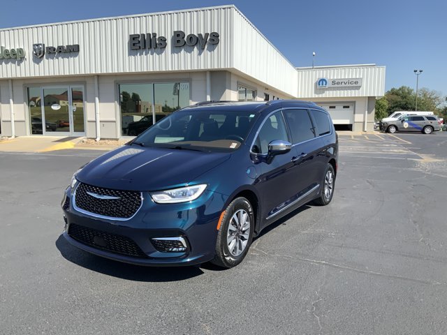 Used 2021 Fathom Blue Pearlcoat Chrysler Hybrid Limited image 1
