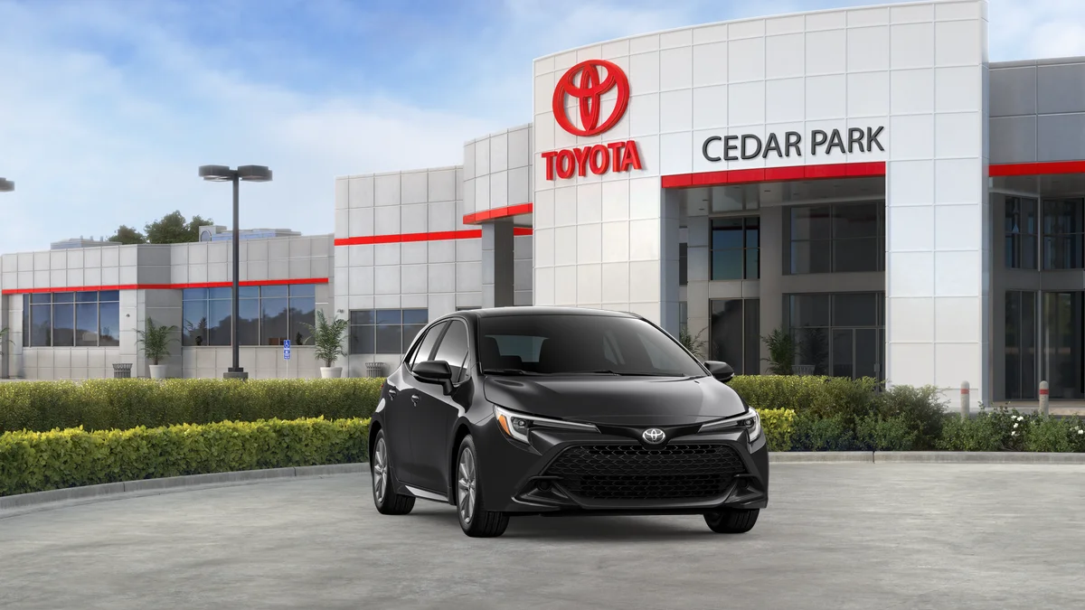 New 2026 Magnetic Gray Metallic with Midnight Black Metallic roof Toyota SE image 16