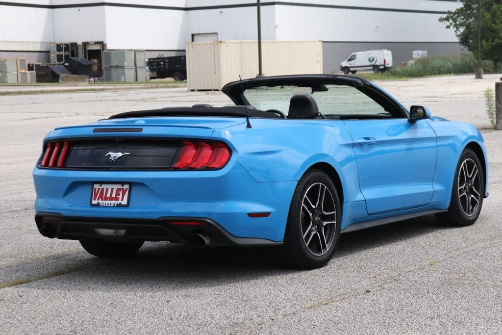 Used 2023 Grabber Blue Ford EcoBoost Premium Convertible image 8