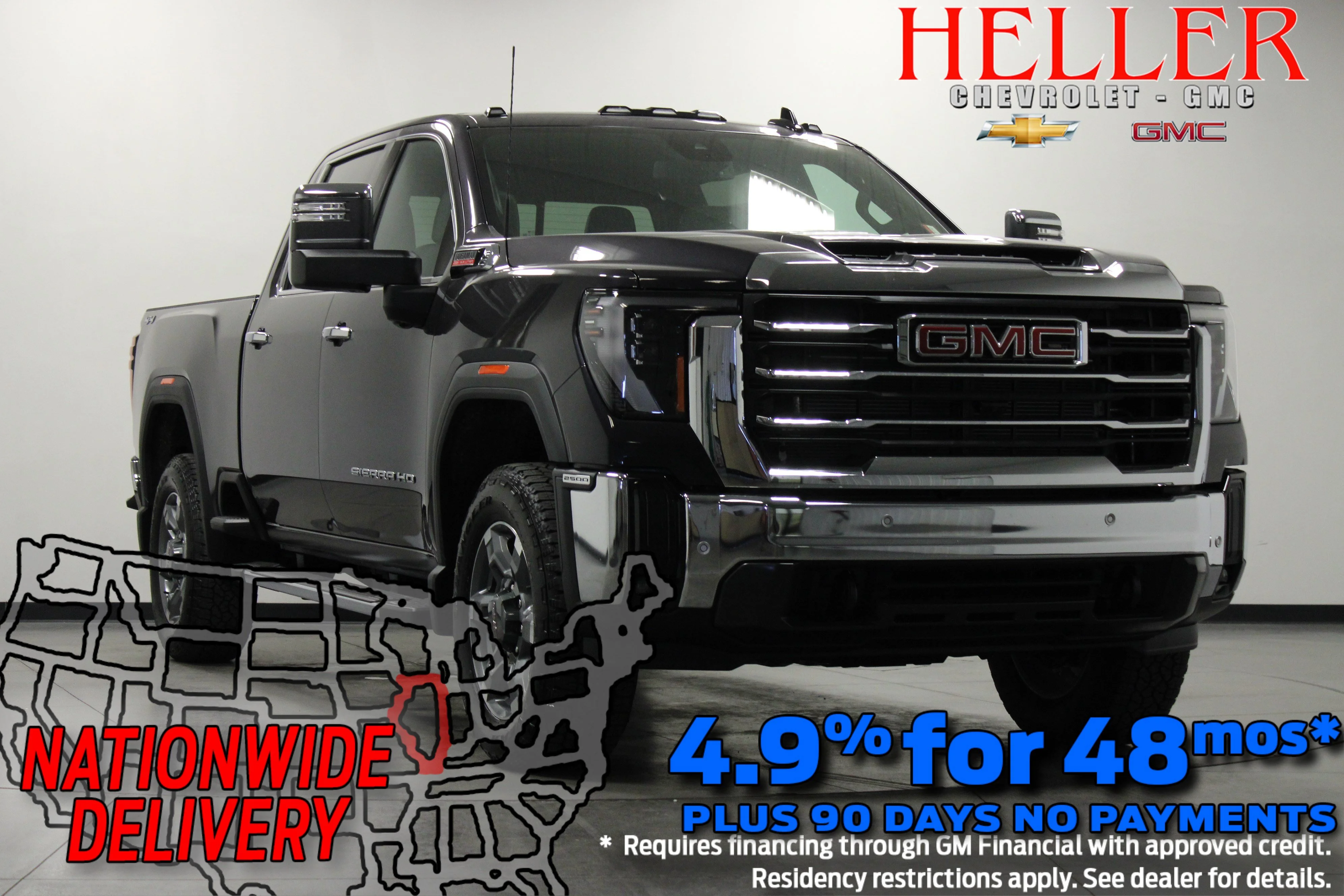 New 2026 Titanium Rush Metallic GMC SLT image 1