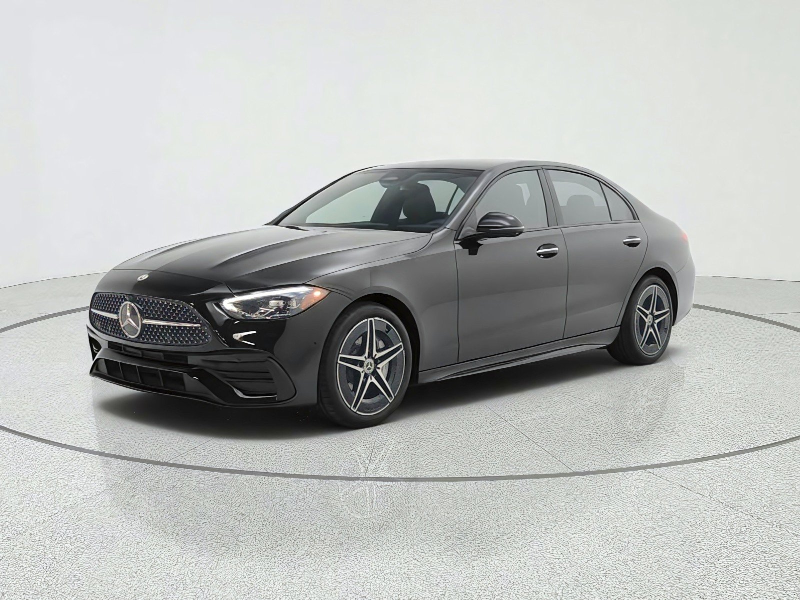 Certified Used 2024 Black Mercedes-Benz C 300 Sedan image 1
