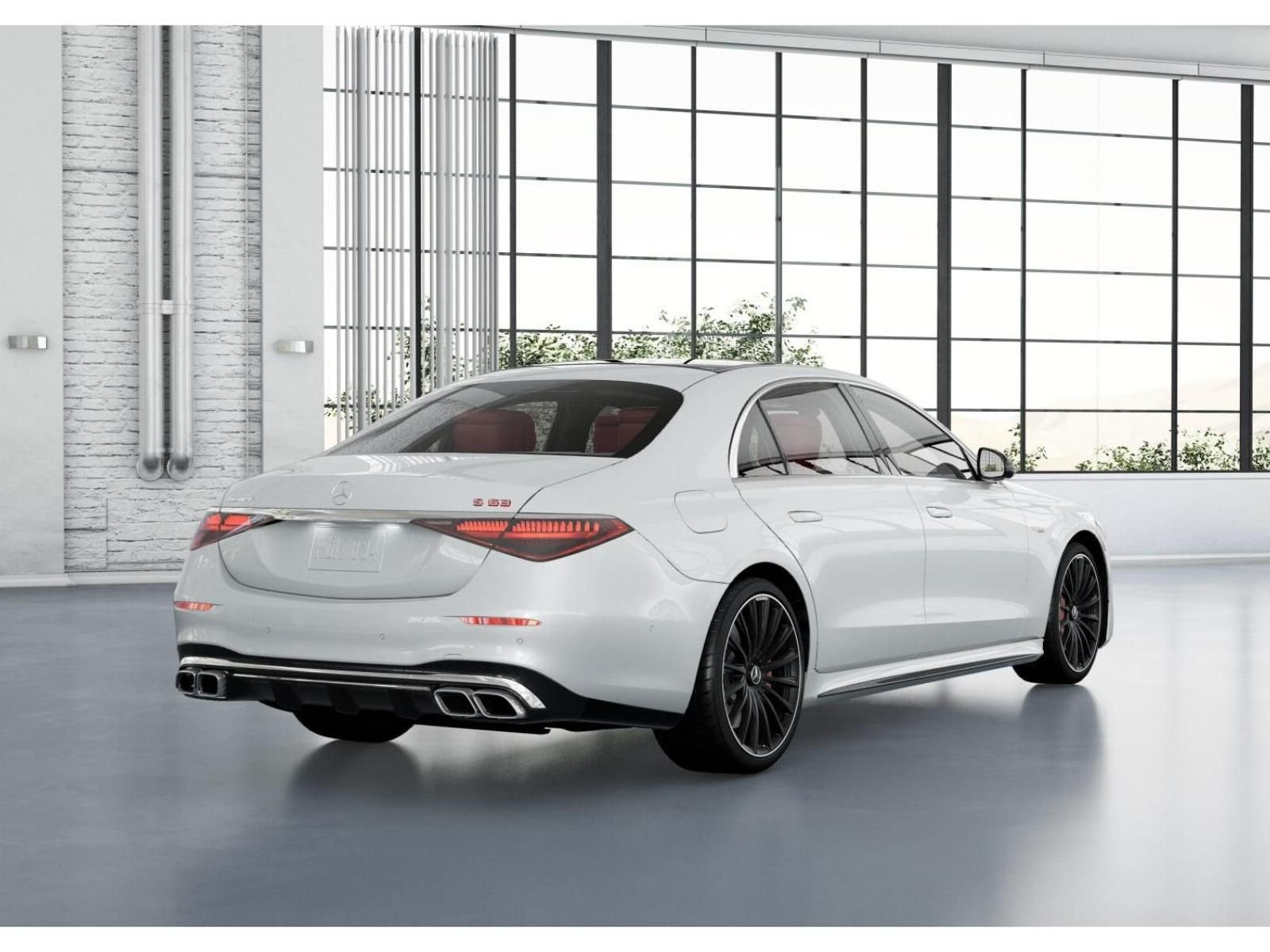 New 2026 MANUFAKTUR Moonlight White Metallic Mercedes-Benz S 63 E AMG® image 24