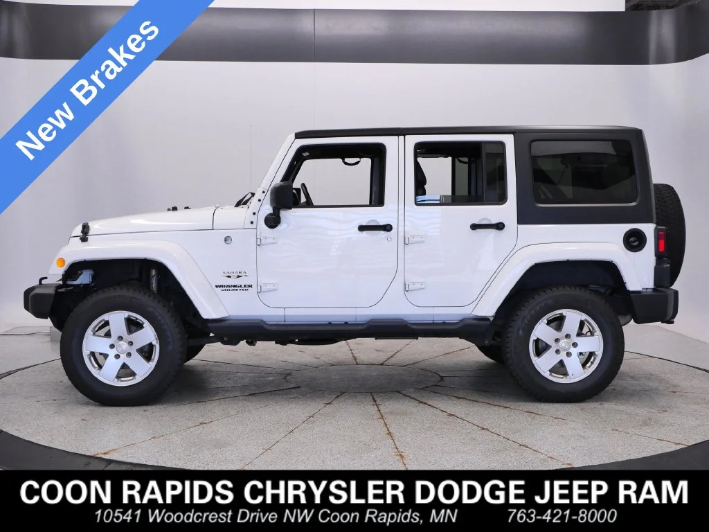 Certified Used 2017 White Jeep Unlimited Sahara image 2