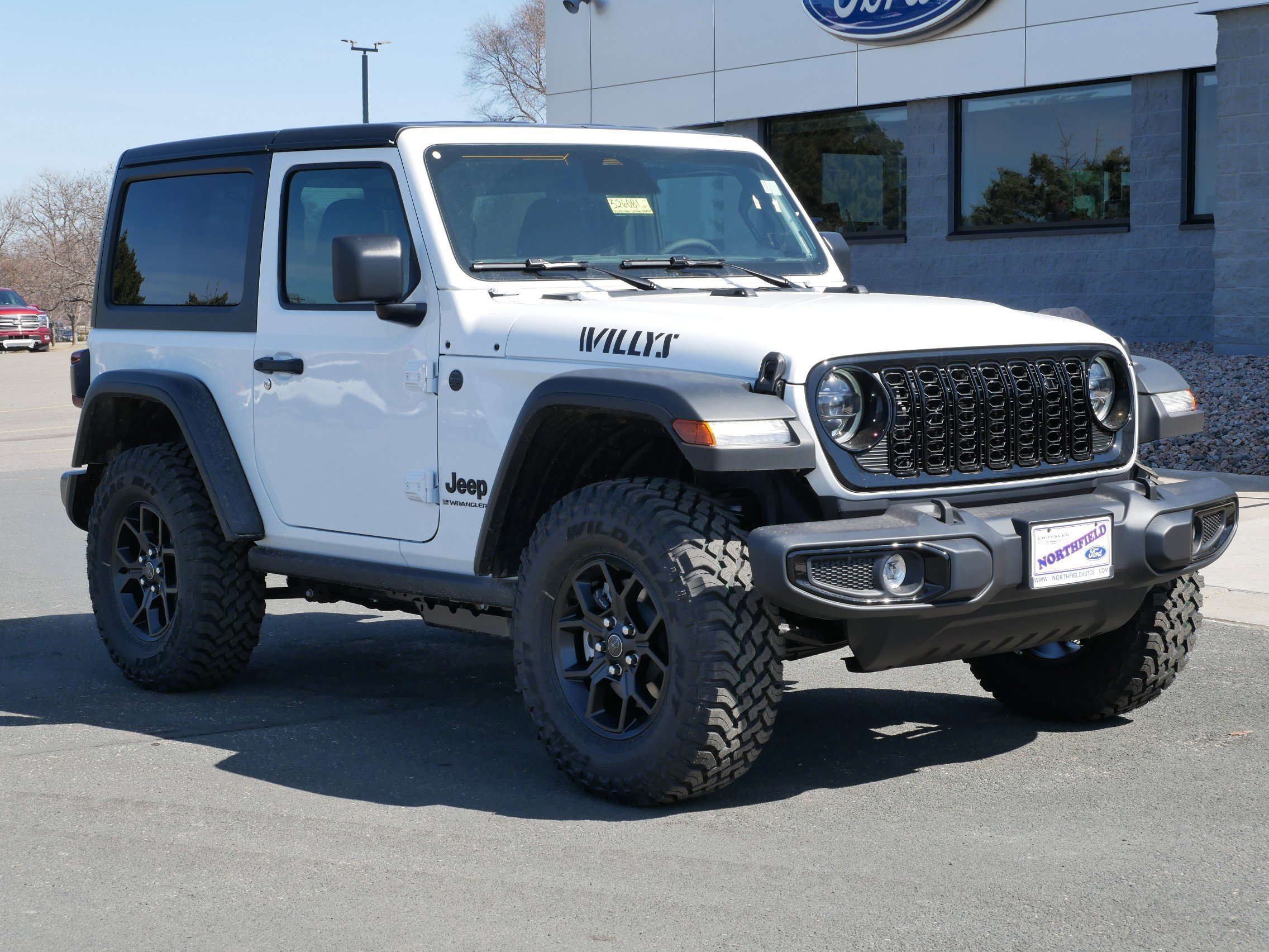 New 2026 Bright White Clear-Coat Exterior Paint Jeep Willys image 2