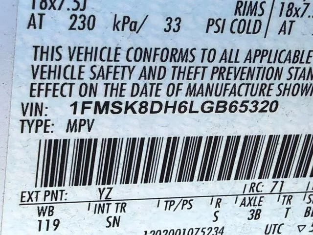 Used 2020 White Ford XLT image 33