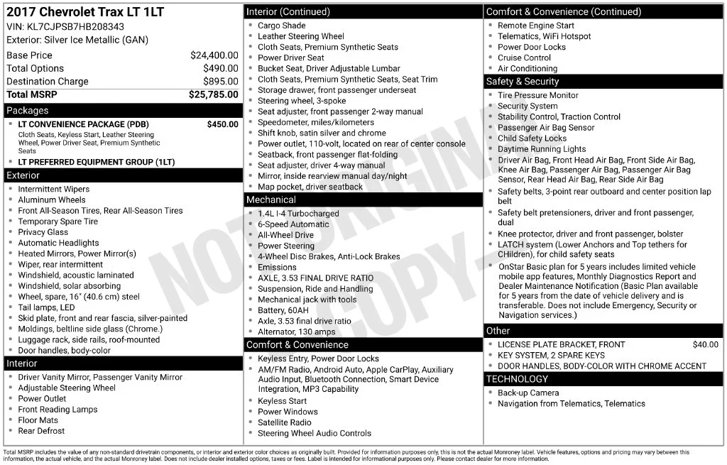 Used 2017 Silver Chevrolet LT image 12