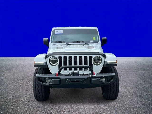 Certified Used 2018 Bright White Clearcoat Jeep Unlimited Rubicon image 8