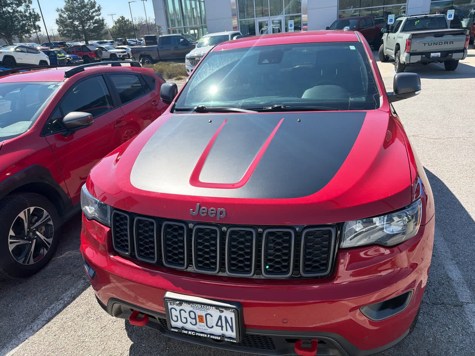 Used 2018 Jeep Grand Cherokee Trailhawk with VIN 1C4RJFLG3JC221401 for sale in Kansas City