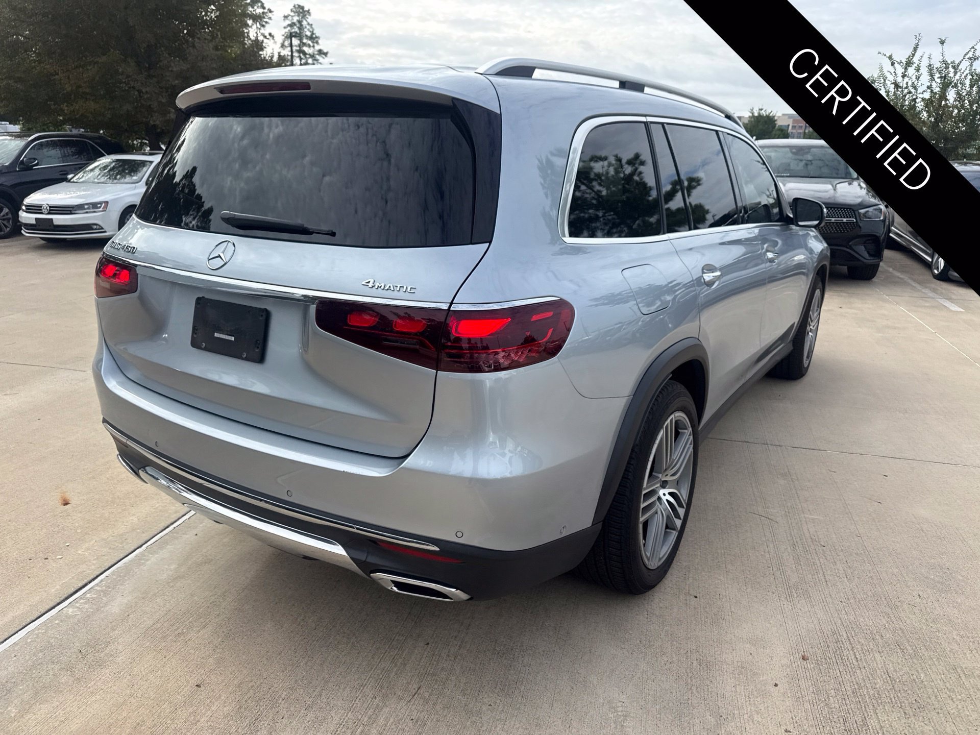 Certified Used 2024 Cirrus Silver Metallic Mercedes-Benz GLS 450 image 4