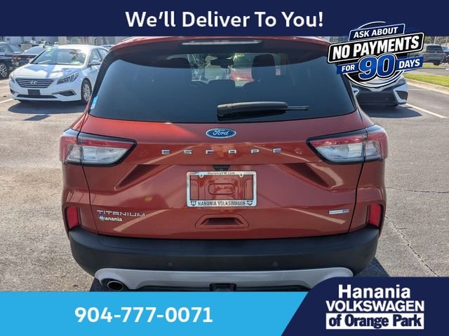 Used 2020 Orange Ford Titanium image 5
