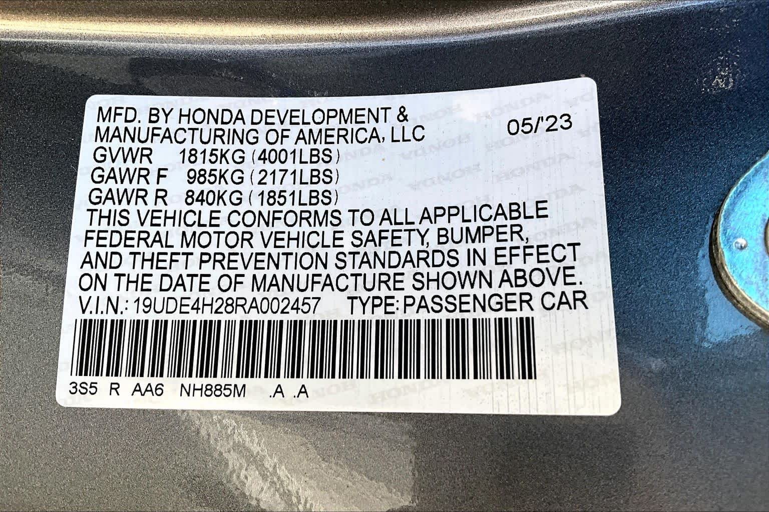 Used 2024 Liquid Carbon Metallic Acura  image 31