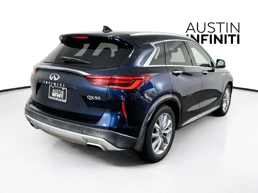 Certified Used 2020 Blue INFINITI LUXE image 9