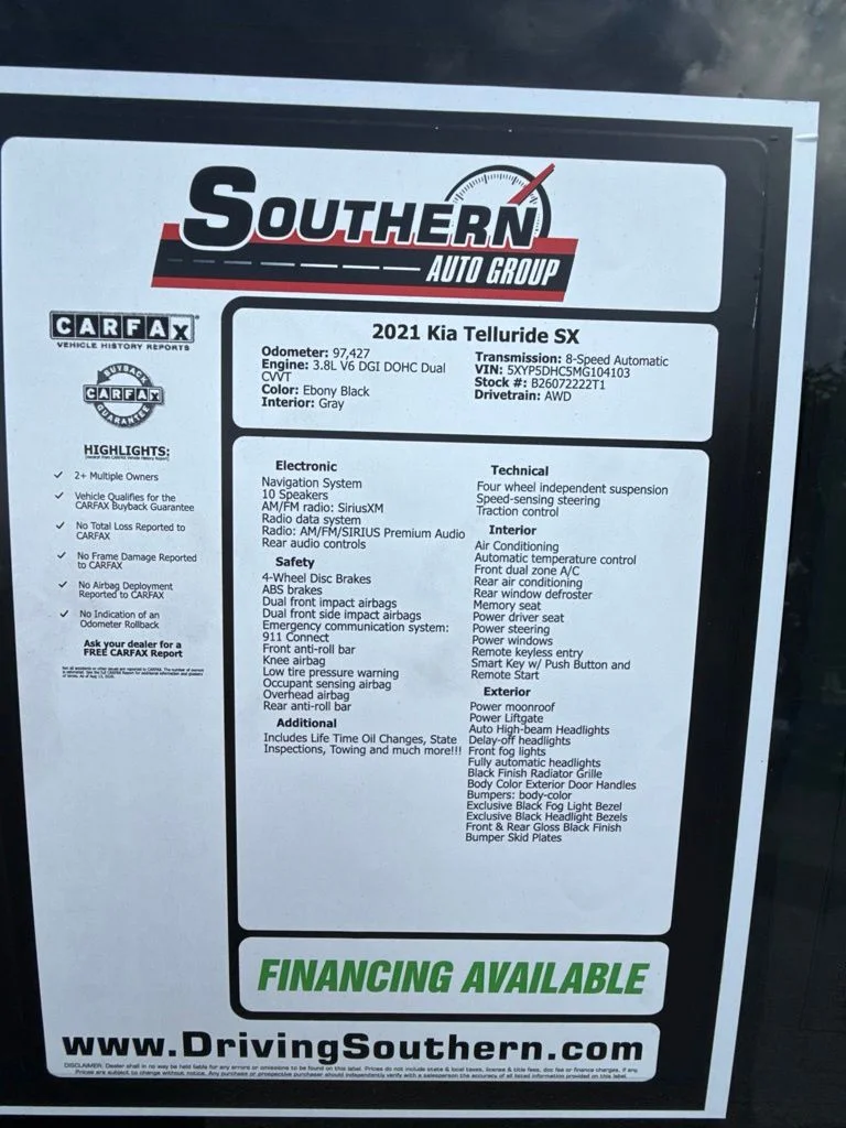 Used 2021 Black Kia SX image 13