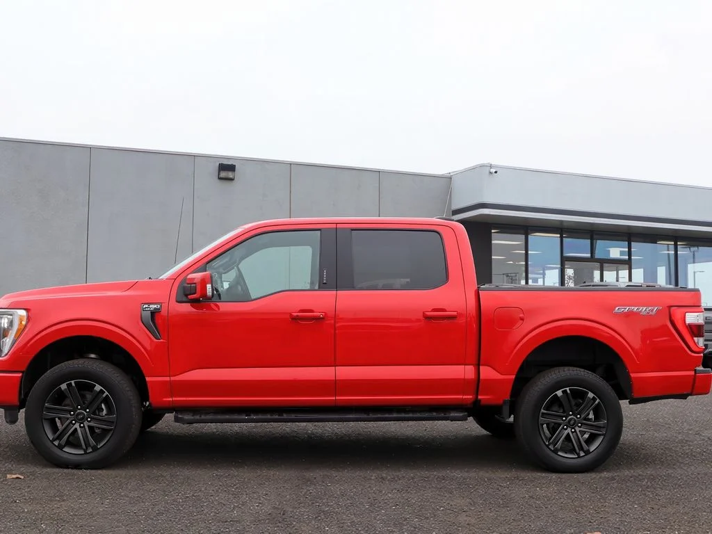 Used 2021 Race Red Ford LARIAT image 4