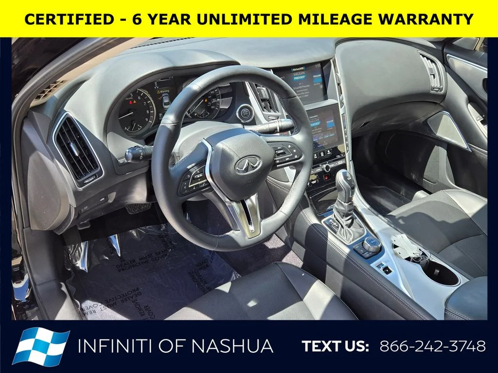 Certified Used 2023 Black INFINITI LUXE image 5