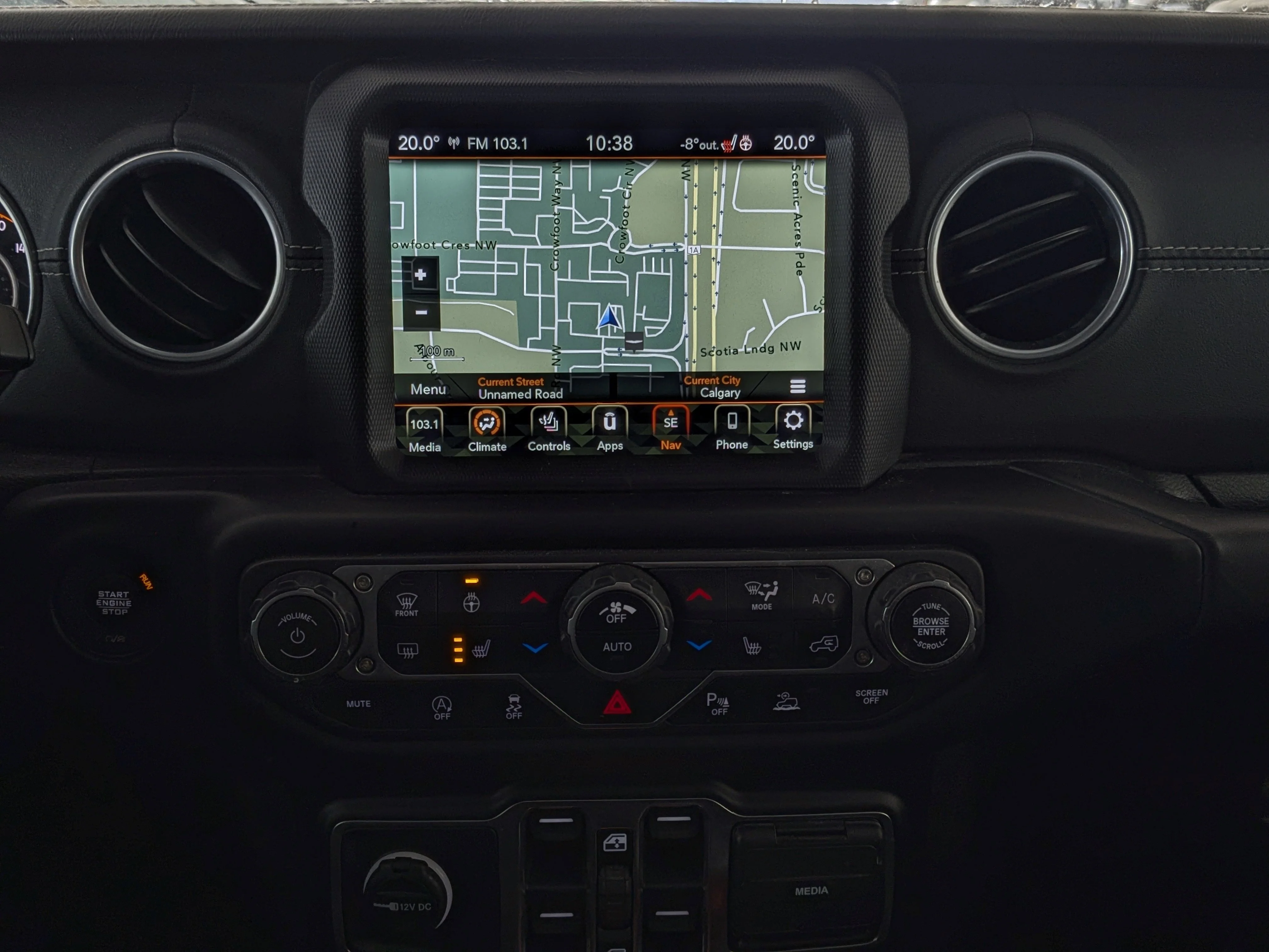 Used 2020 Red Jeep Overland - LED Grp - Safety Tec Grp - Advanced Safety - Trailer Tow Grp - Cold Weather. image 20