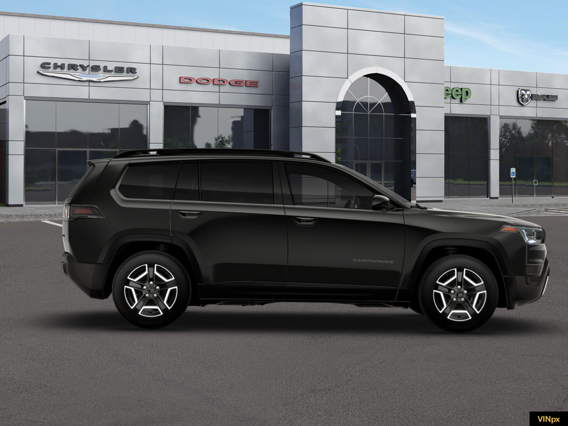 New 2026 Diamond Black Crystal Pearl-Coat Exterior Paint Jeep  image 9