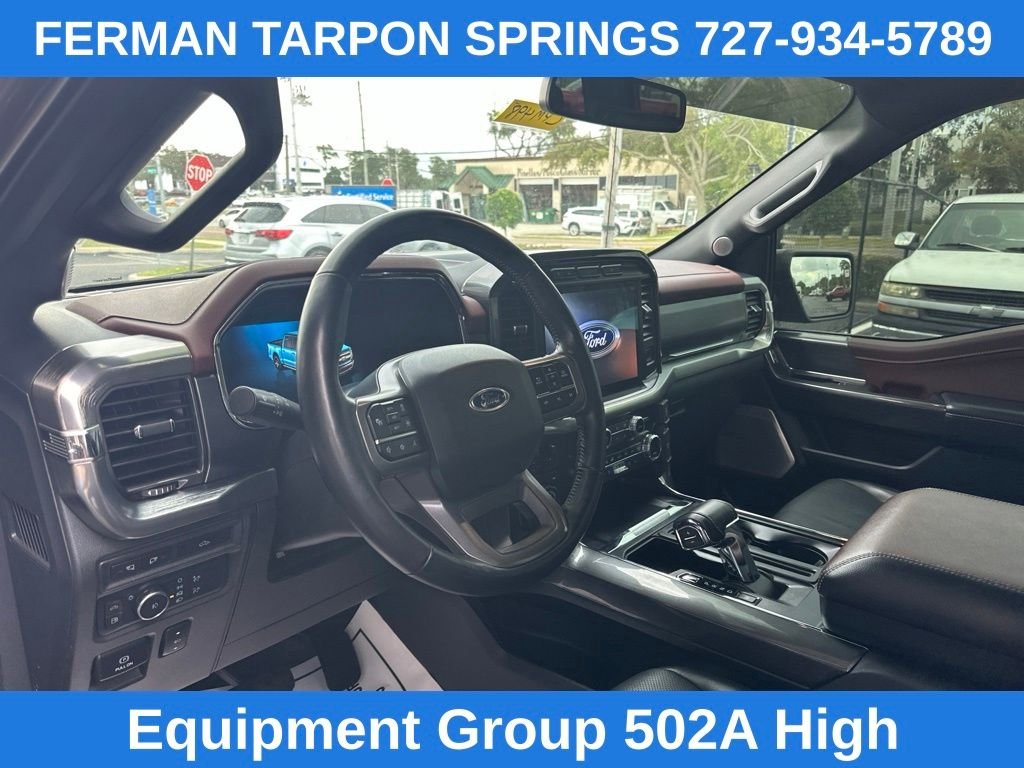 Used 2021 Gray Ford Lariat image 8
