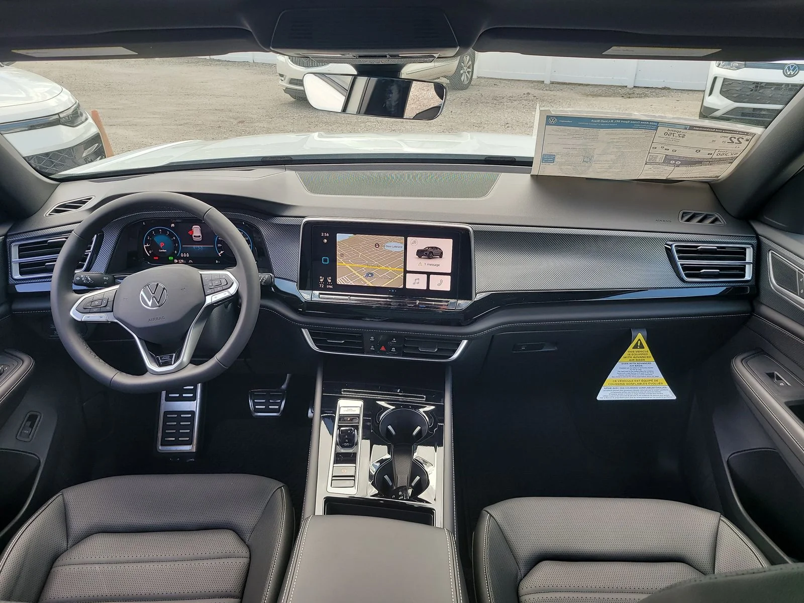 New 2026 Opal White Pearl Volkswagen 2.0T SEL R-Line Black image 13