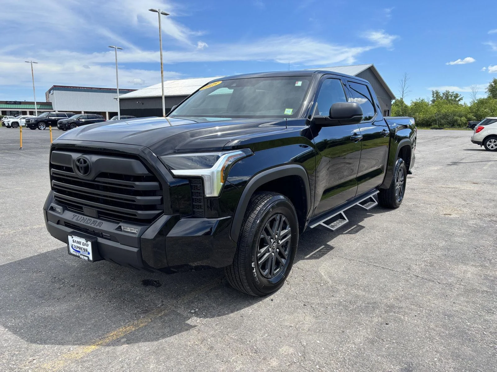 Used 2025 Midnight Black Metallic Toyota SR5 image 3