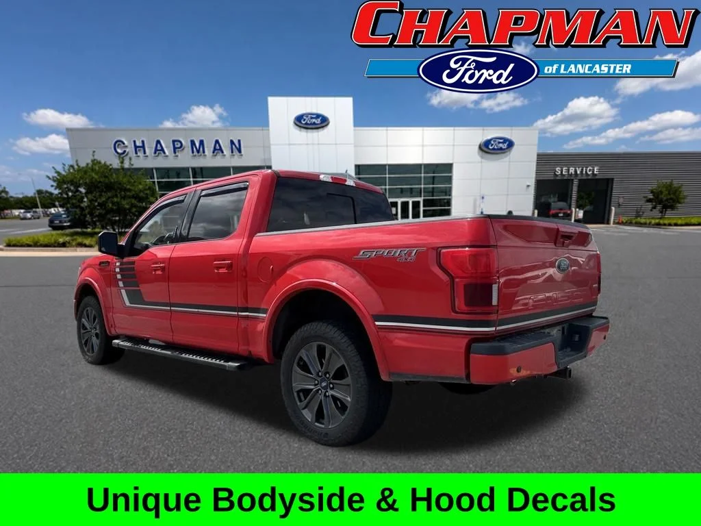 Used 2018 Race Red Ford Lariat image 3