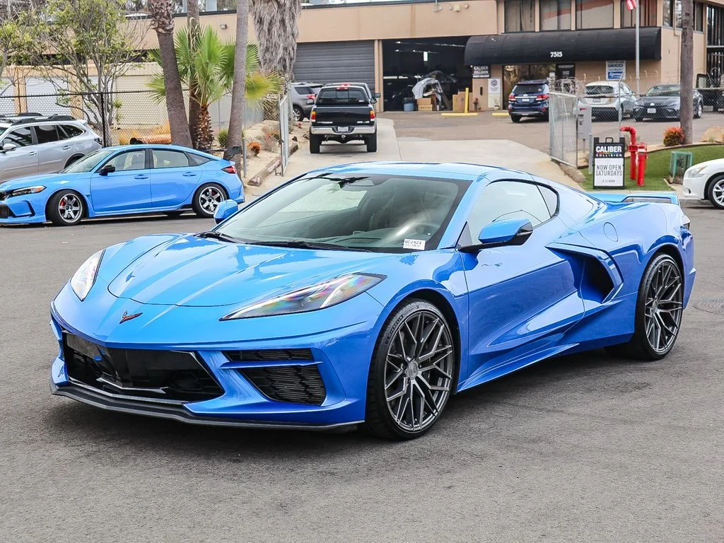 Used 2024 Blue Chevrolet Stingray image 3