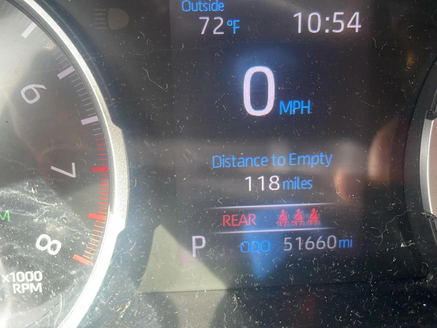 Used 2019 Blue Flame Toyota LE image 2