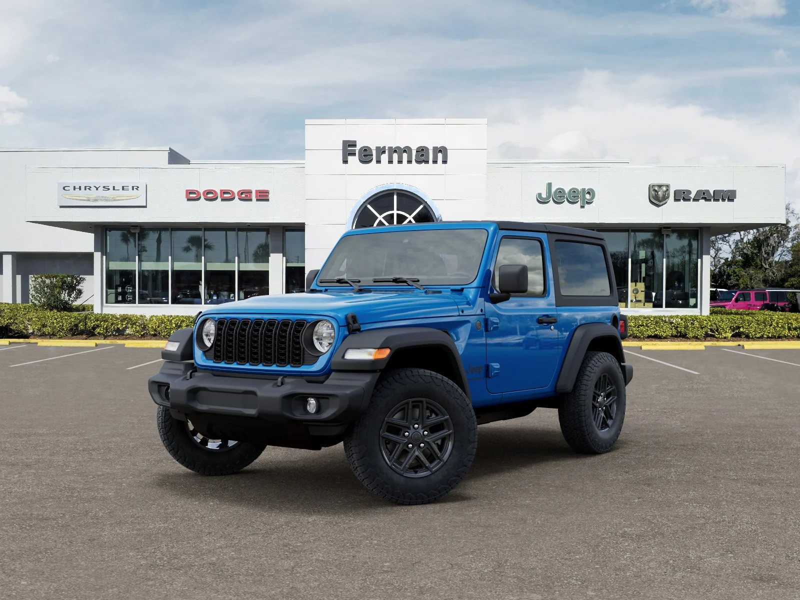 New 2026 Hydro Blue Pearl-Coat Exterior Paint Jeep Sport S image 34