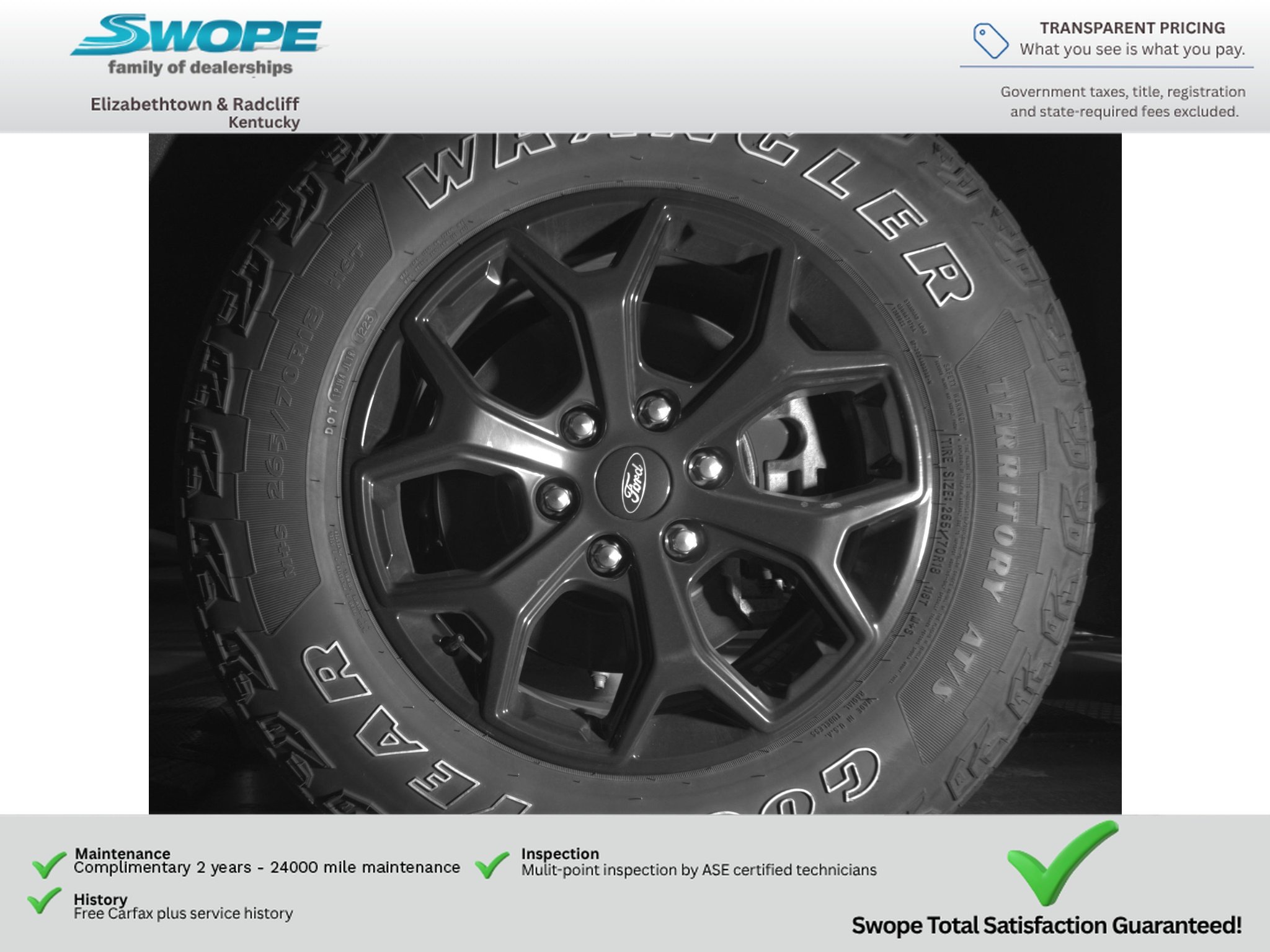 Used 2023 Star White Metallic Tri-Coat Ford Timberline image 13
