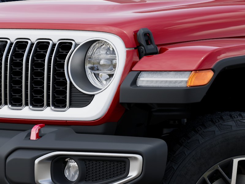 New 2026 Firecracker Red Clear-Coat Exterior Paint Jeep Sahara image 6