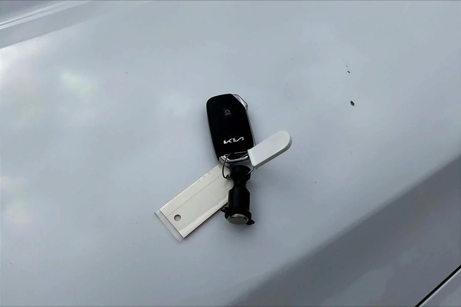 Used 2022 Glacial White Pearl Kia S image 15