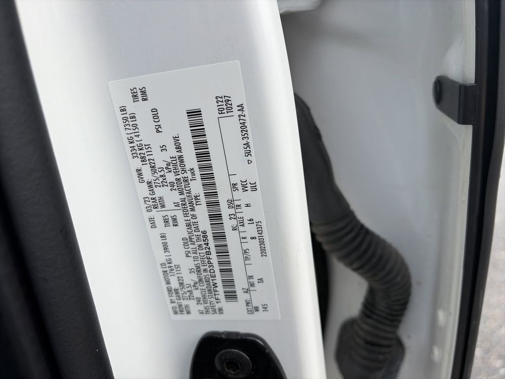 Used 2023 White Ford Limited image 37