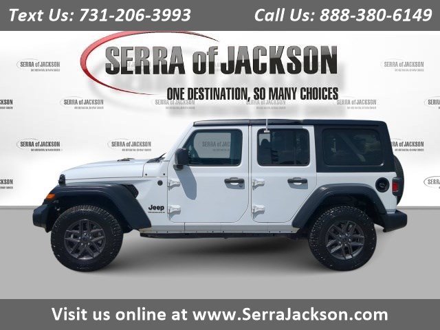 Pre-Owned 2024 Jeep Wrangler Sport S Four Wheel Drive SUV