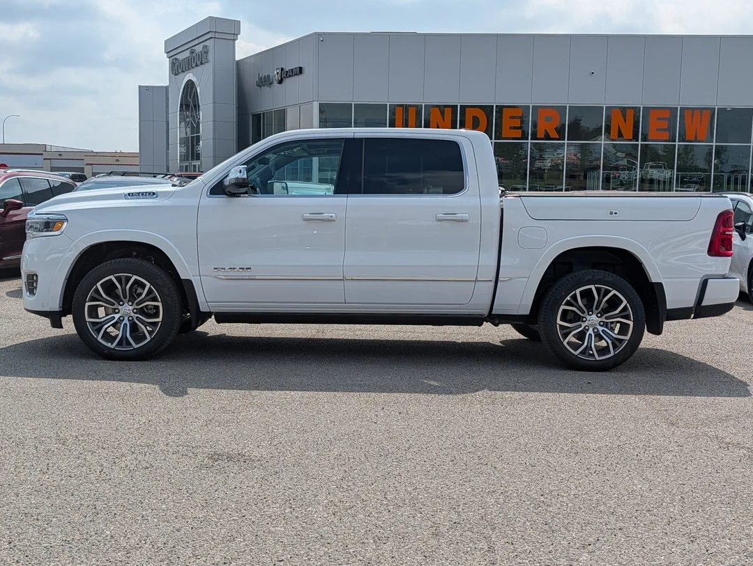 New 2026 White RAM Tungsten - - 3.0L Hurricane HO T-Turbo - Prem Lthr Bucket Seats - E-Locker Axle & More! image 5