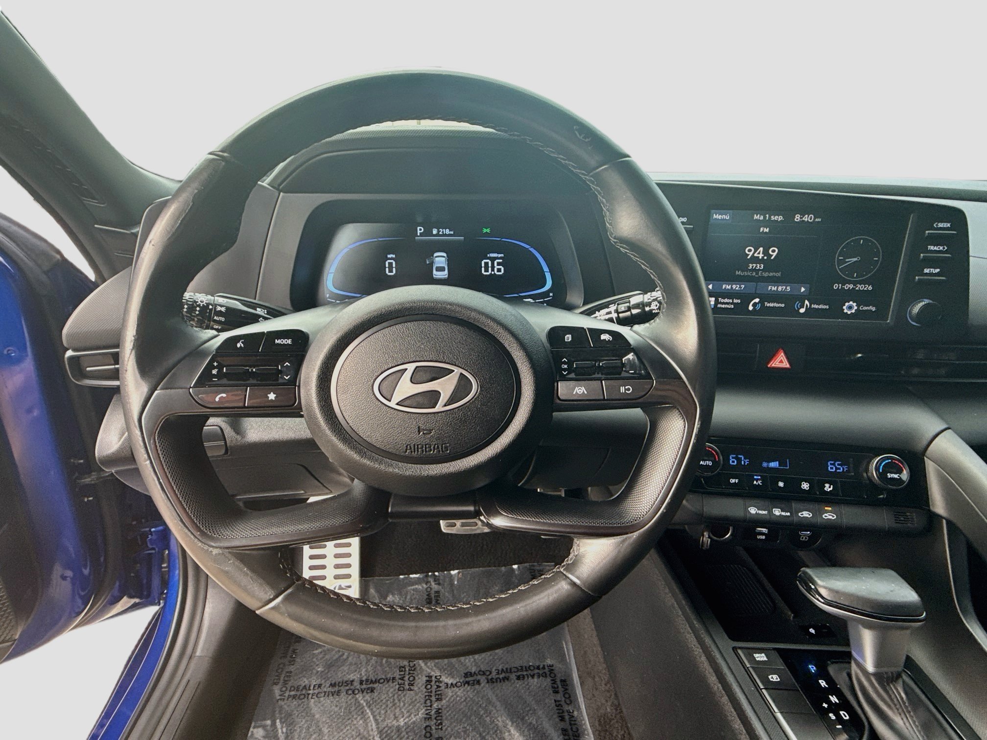 Used 2025 Intense Blue Hyundai SEL Sport image 8