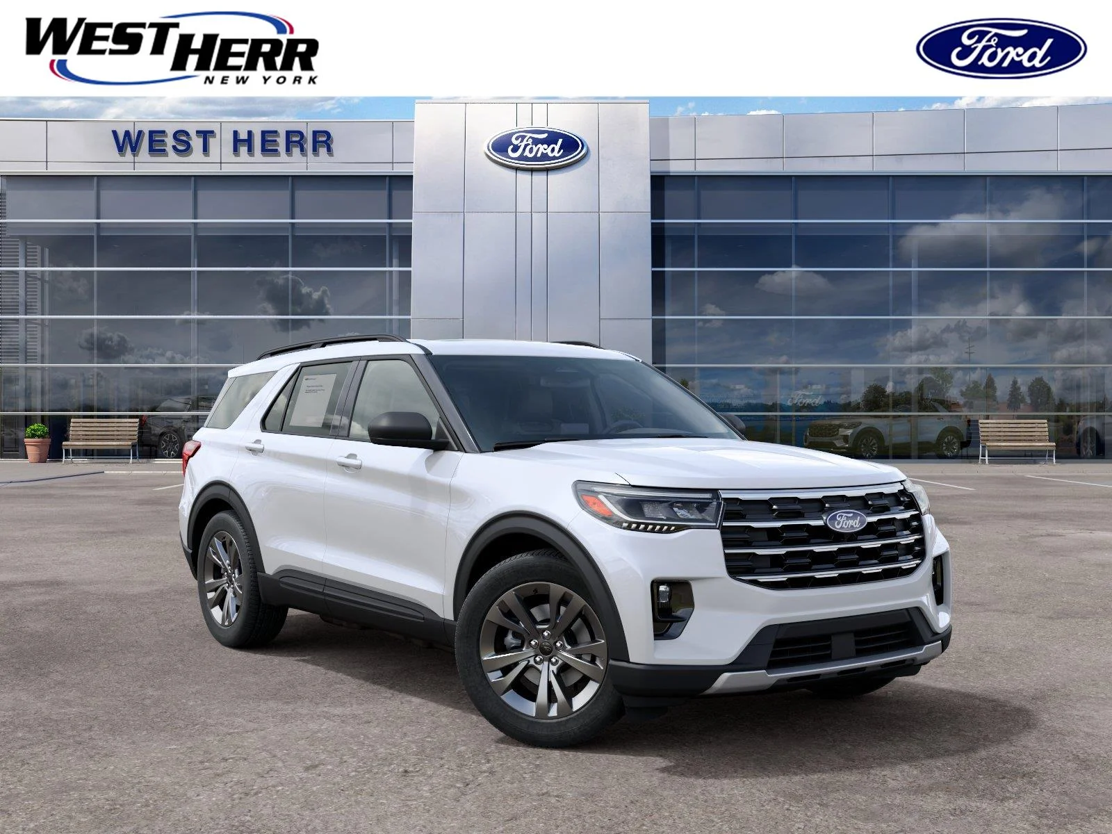 New 2027 Star White Metallic Tri-Coat Ford Active image 1