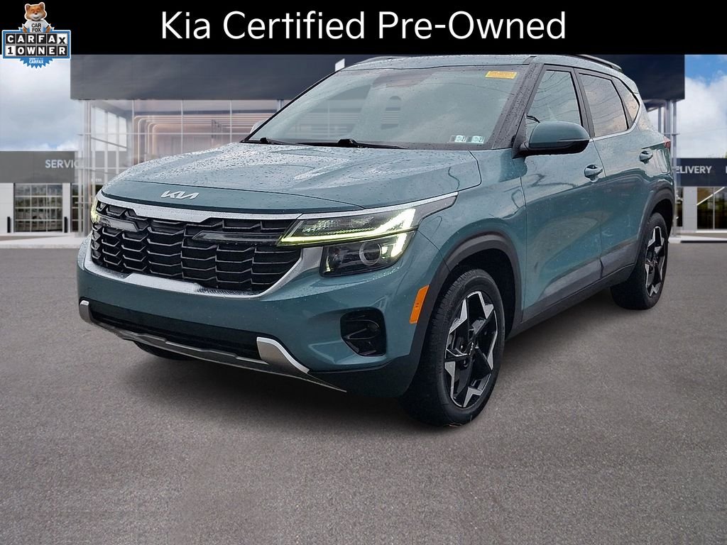 Certified Used 2024 Blue Kia EX image 4