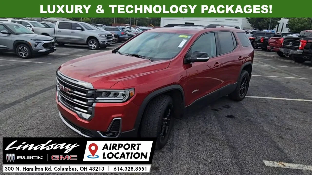 Used 2023 Volcanic Red Tintcoat GMC AT4 image 4