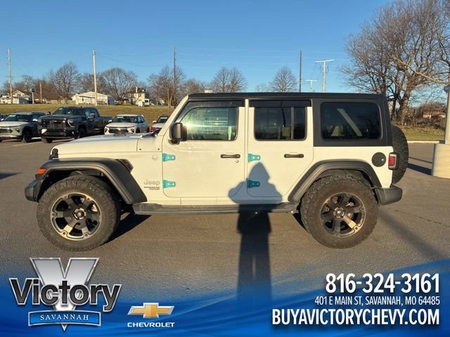 Used 2021 Jeep Wrangler Unlimited Sport S with VIN 1C4HJXDN7MW582597 for sale in Kansas City