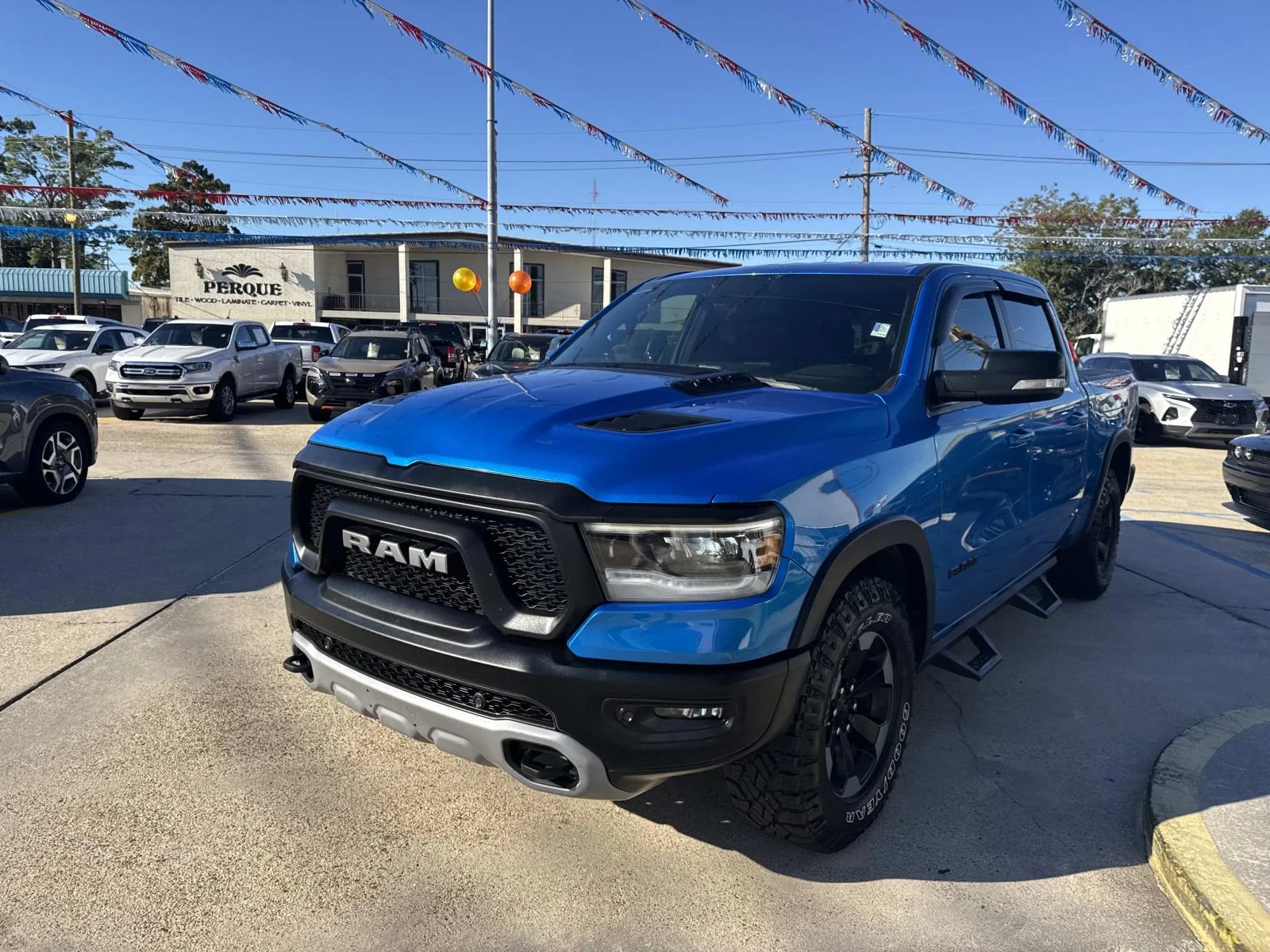 Used 2020 Hydro Blue Pearlcoat Ram Rebel image 3