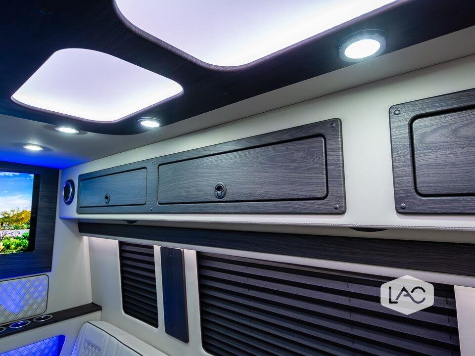 New 2024 Black Blue Mercedes-Benz 3500XD HIGH ROOF I4 DIESE image 9