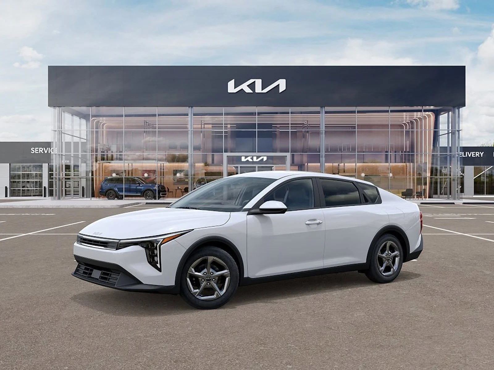 New 2026 Snow White Pearl Kia LXS image 3